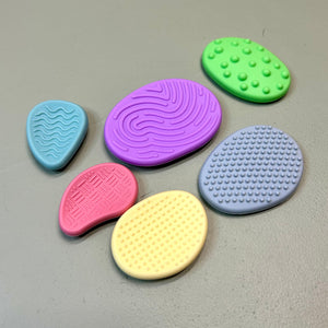Silicone fidget stones