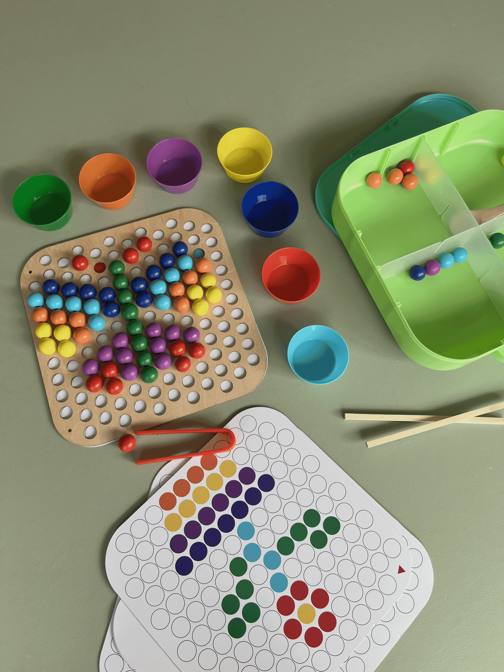 Fine Motor Beading Box