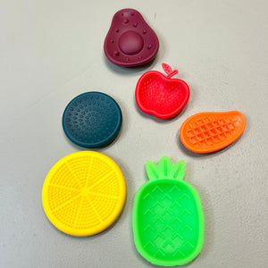 Silicone fidget stones