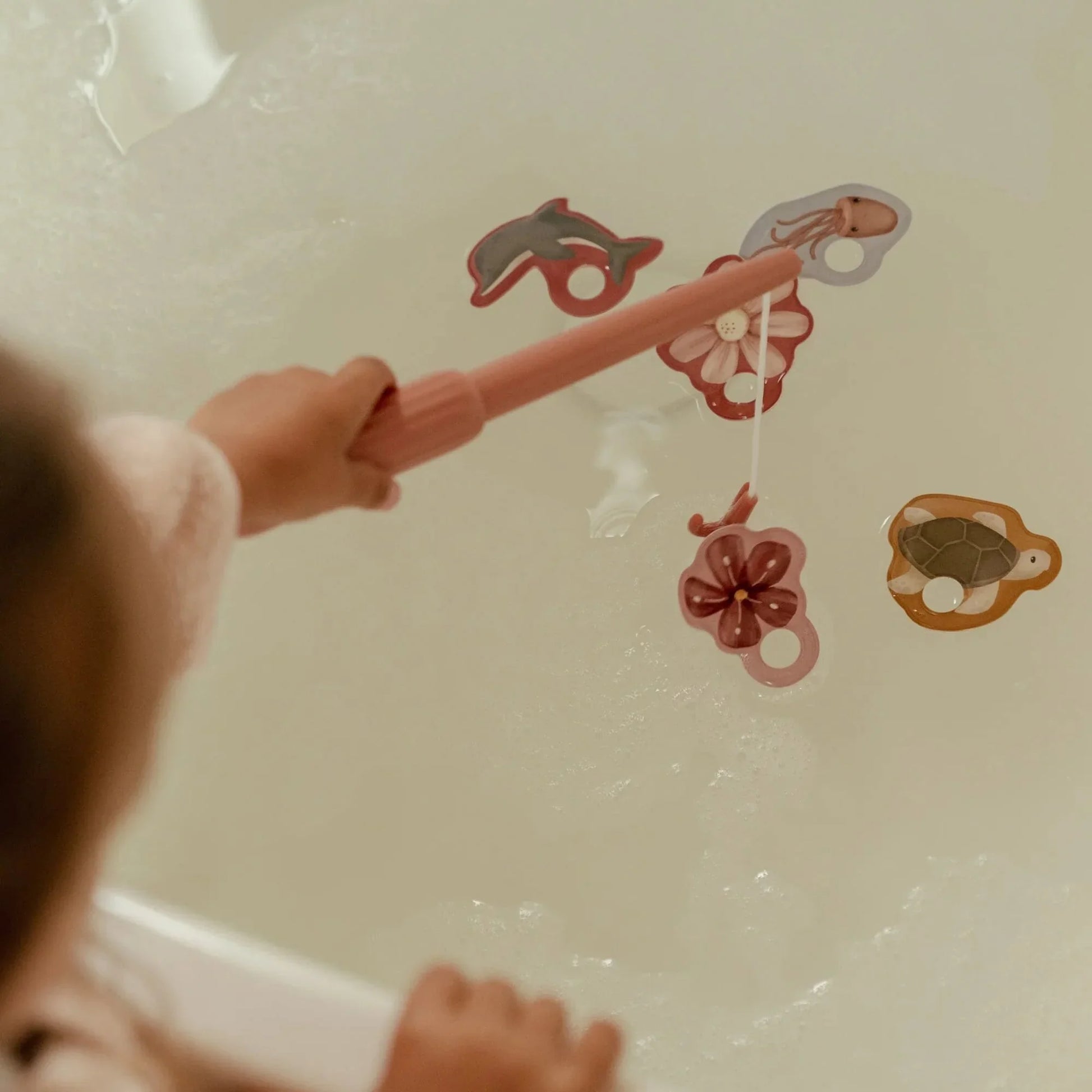 Little Dutch Bath Fishing Set Pink