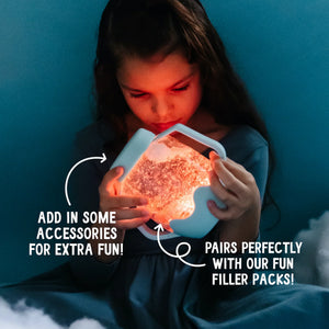Glo Pals - Pastel Blue Sensory Play Jar