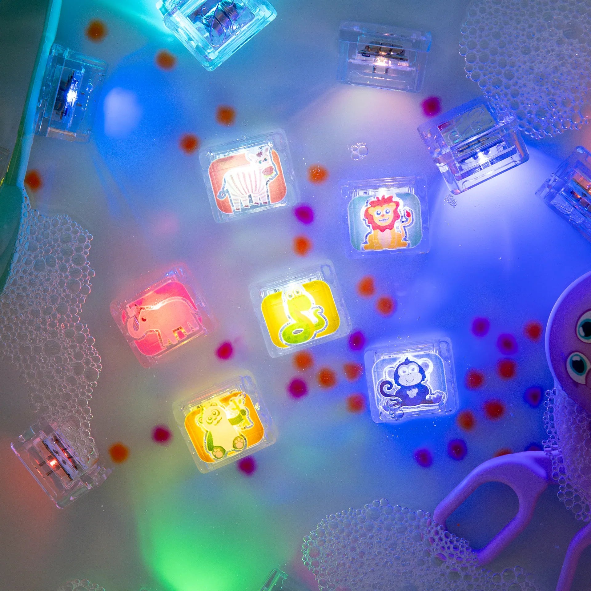 Glo Pals - Zoo Light-up Cubes (6pc)
