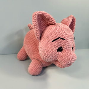 Porkchop the Crochet Pig