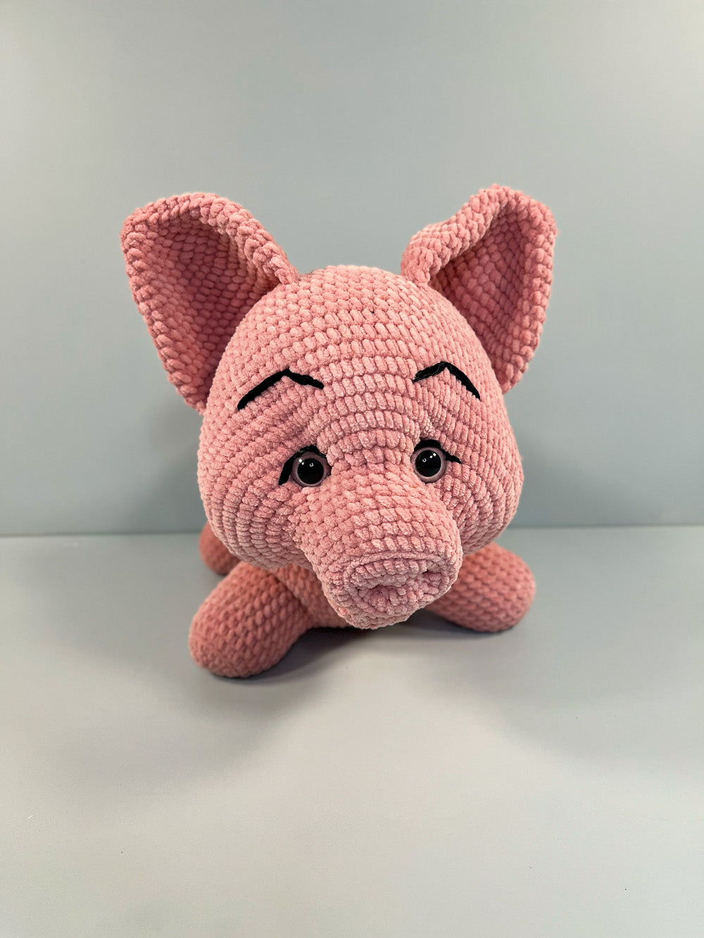 Porkchop the Crochet Pig