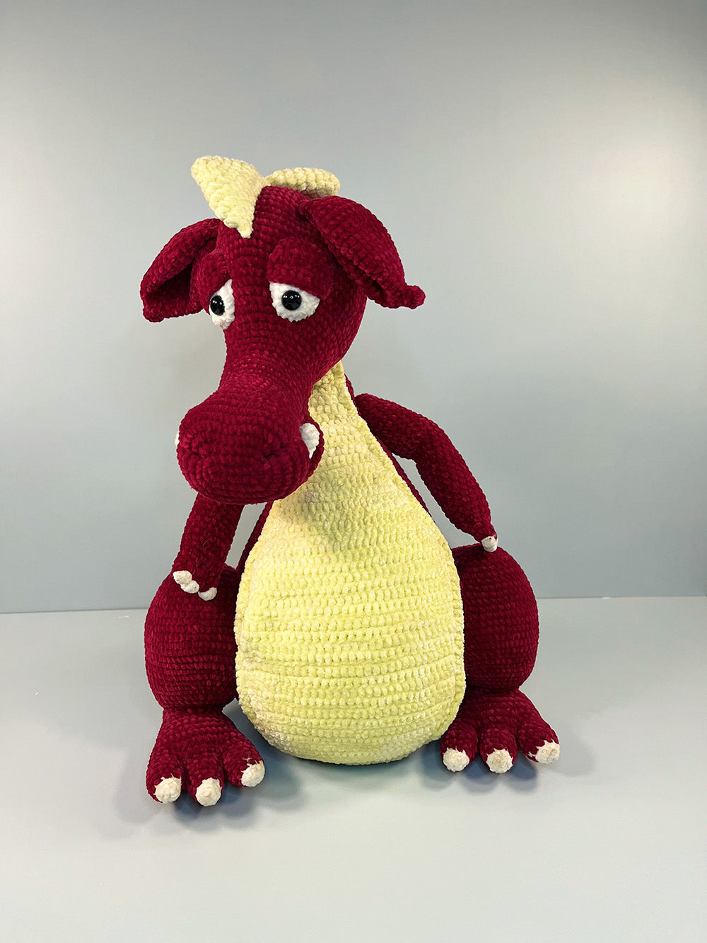 Scorchie the Giant Crochet Dragon