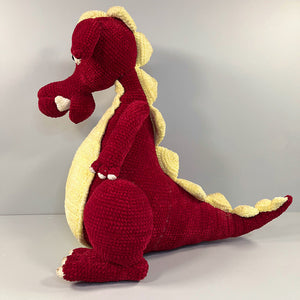 Scorchie the Giant Crochet Dragon