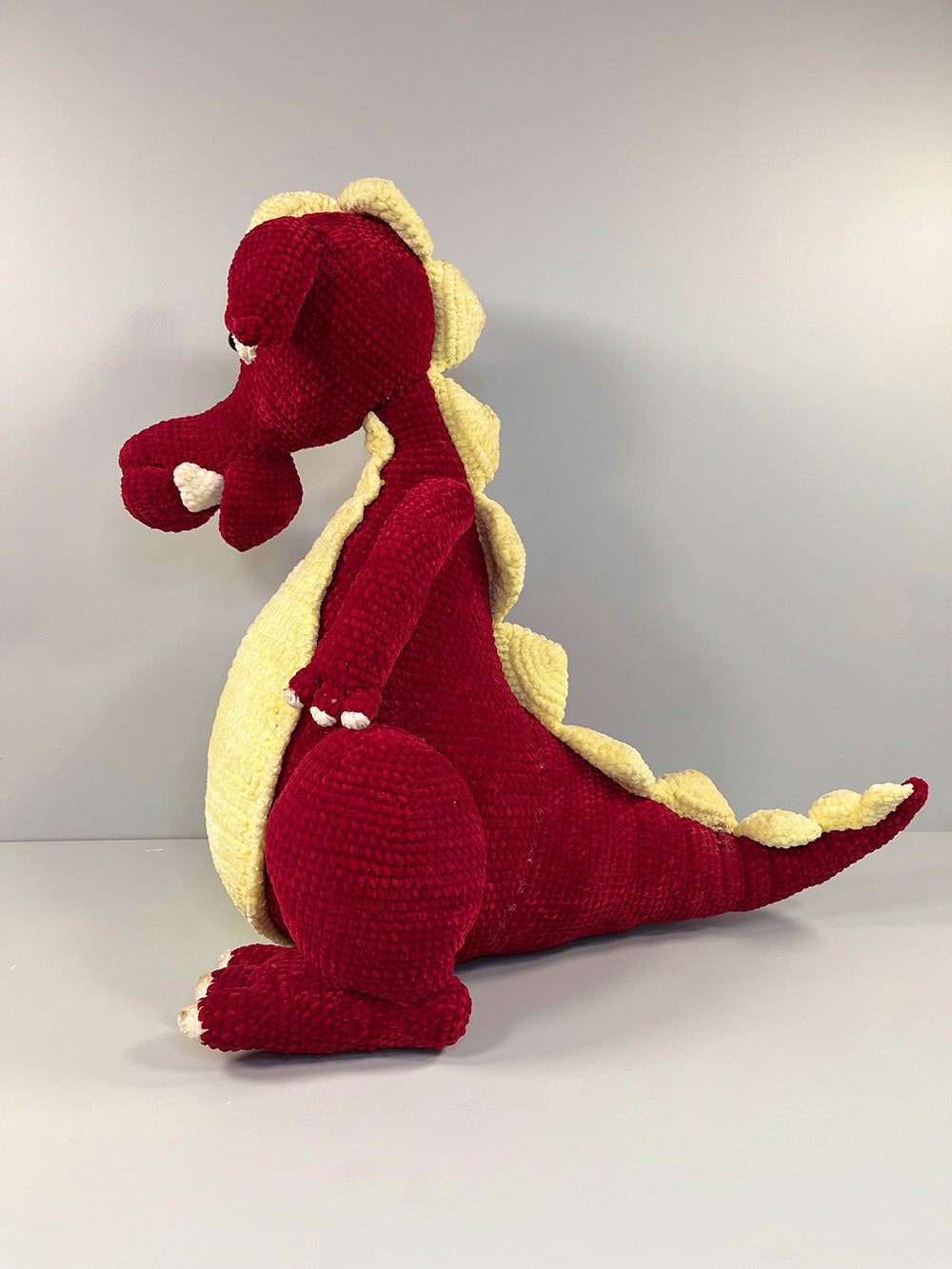 Scorchie the Giant Crochet Dragon