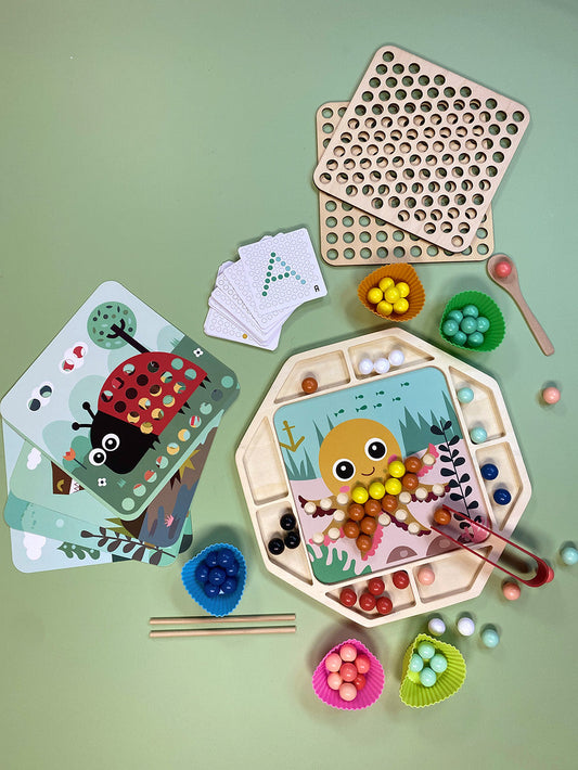 Hexagon Fine Motor Beading