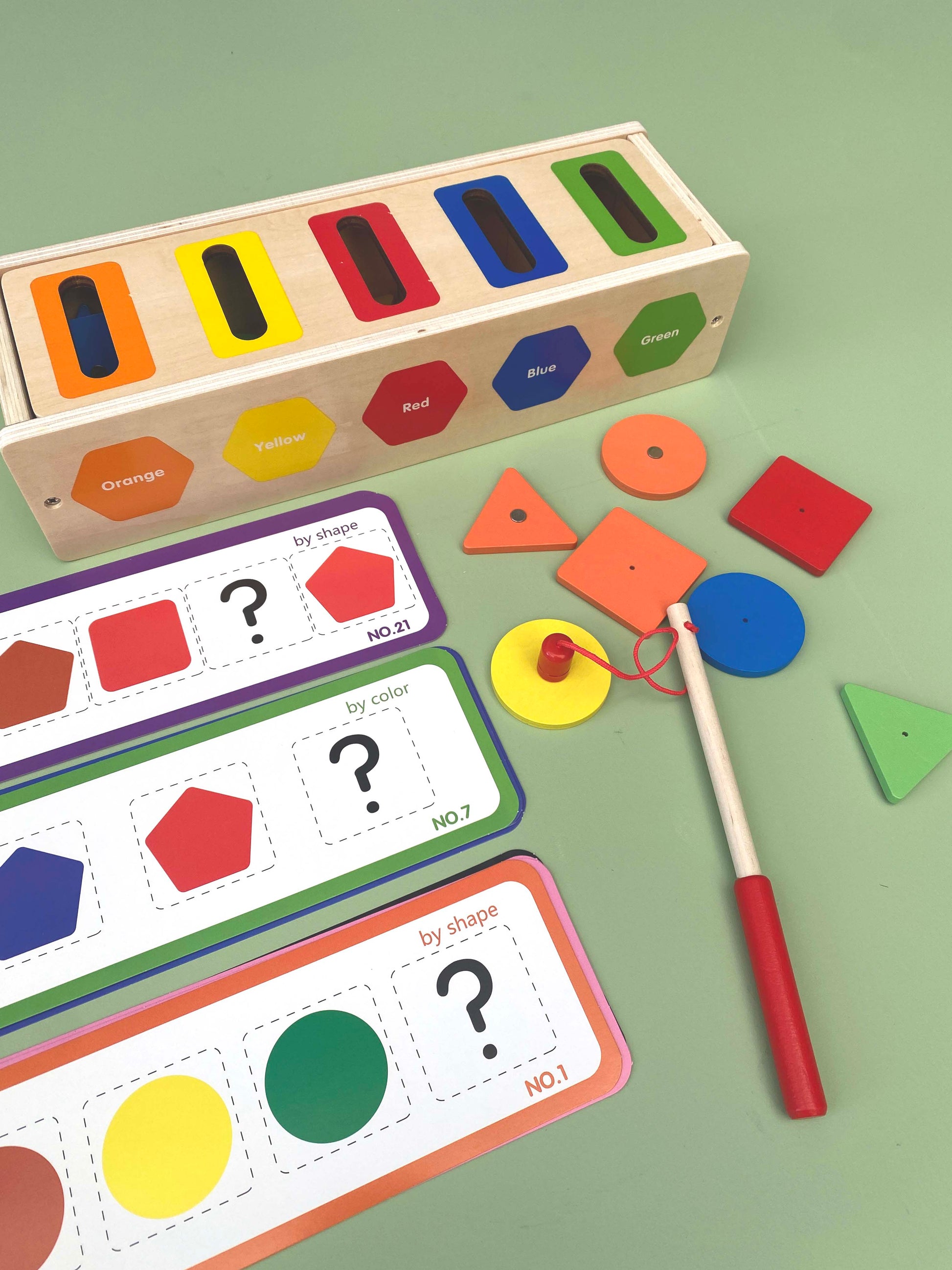Magnetic Shapes and Colour Classification