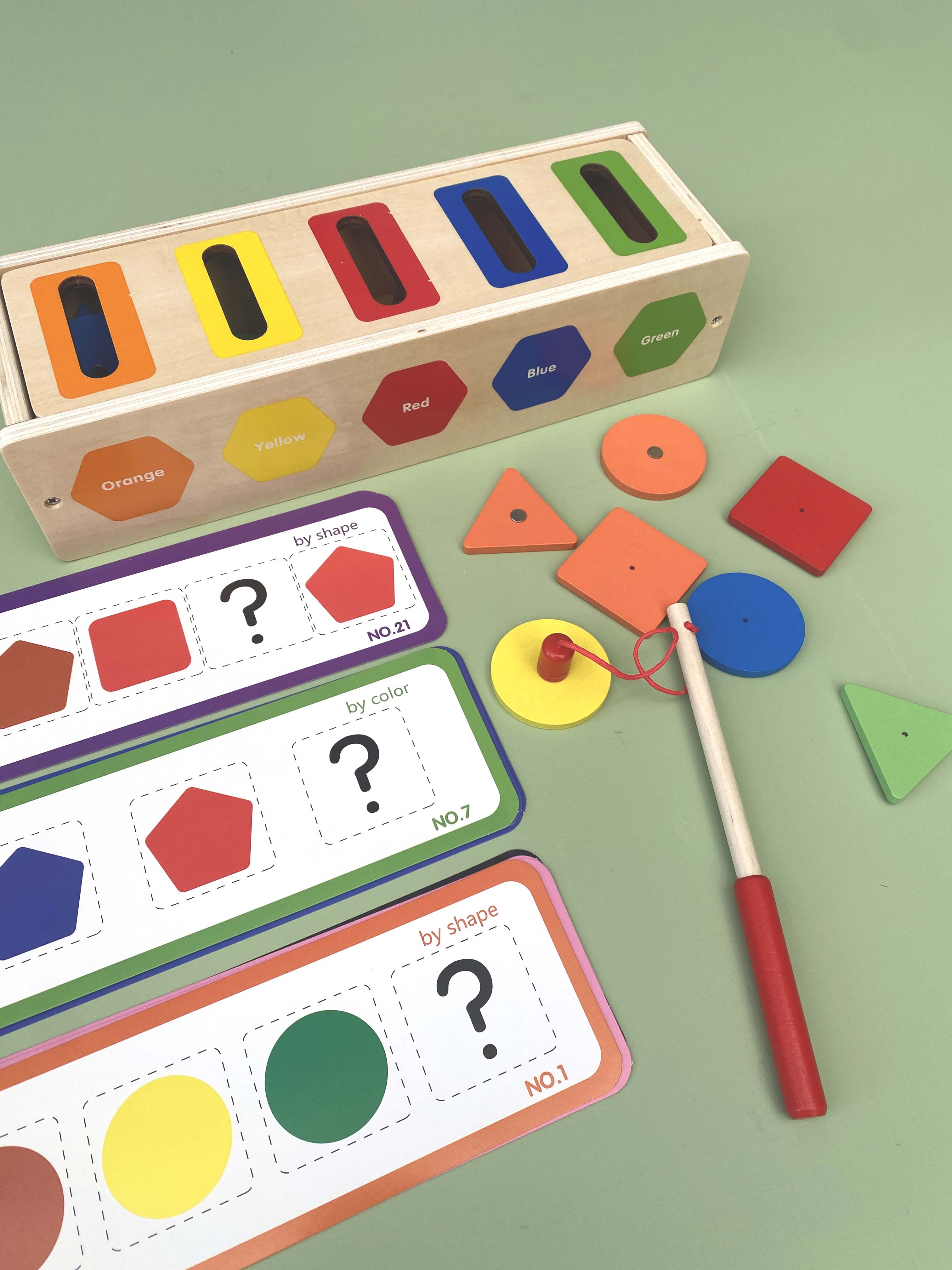 Magnetic Shapes and Colour Classification