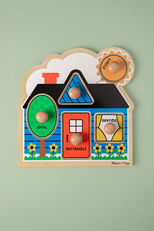 Jumbo Knob Puzzle: Shapes