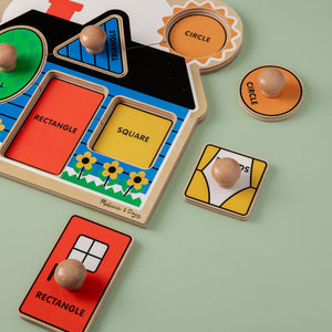 Jumbo Knob Puzzle: Shapes