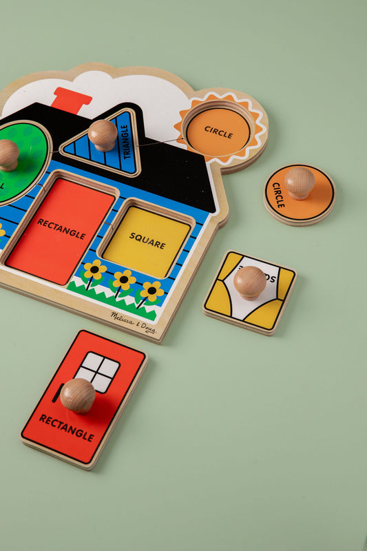 Jumbo Knob Puzzle: Shapes