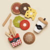 Wooden Gourmet Hamburger Set