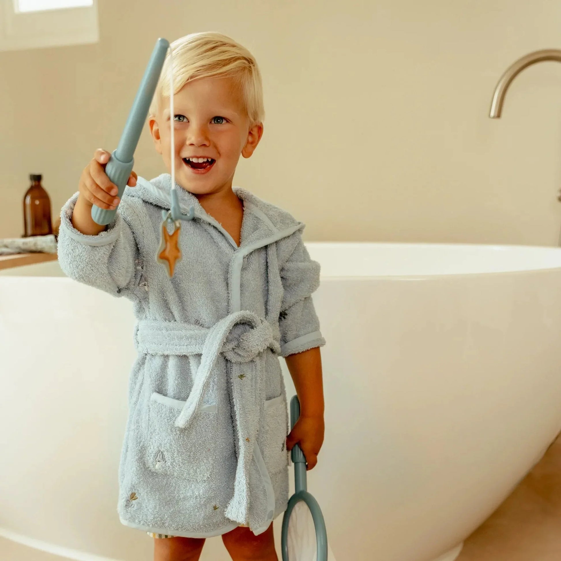 Little Dutch Bath Fishing Set Blue
