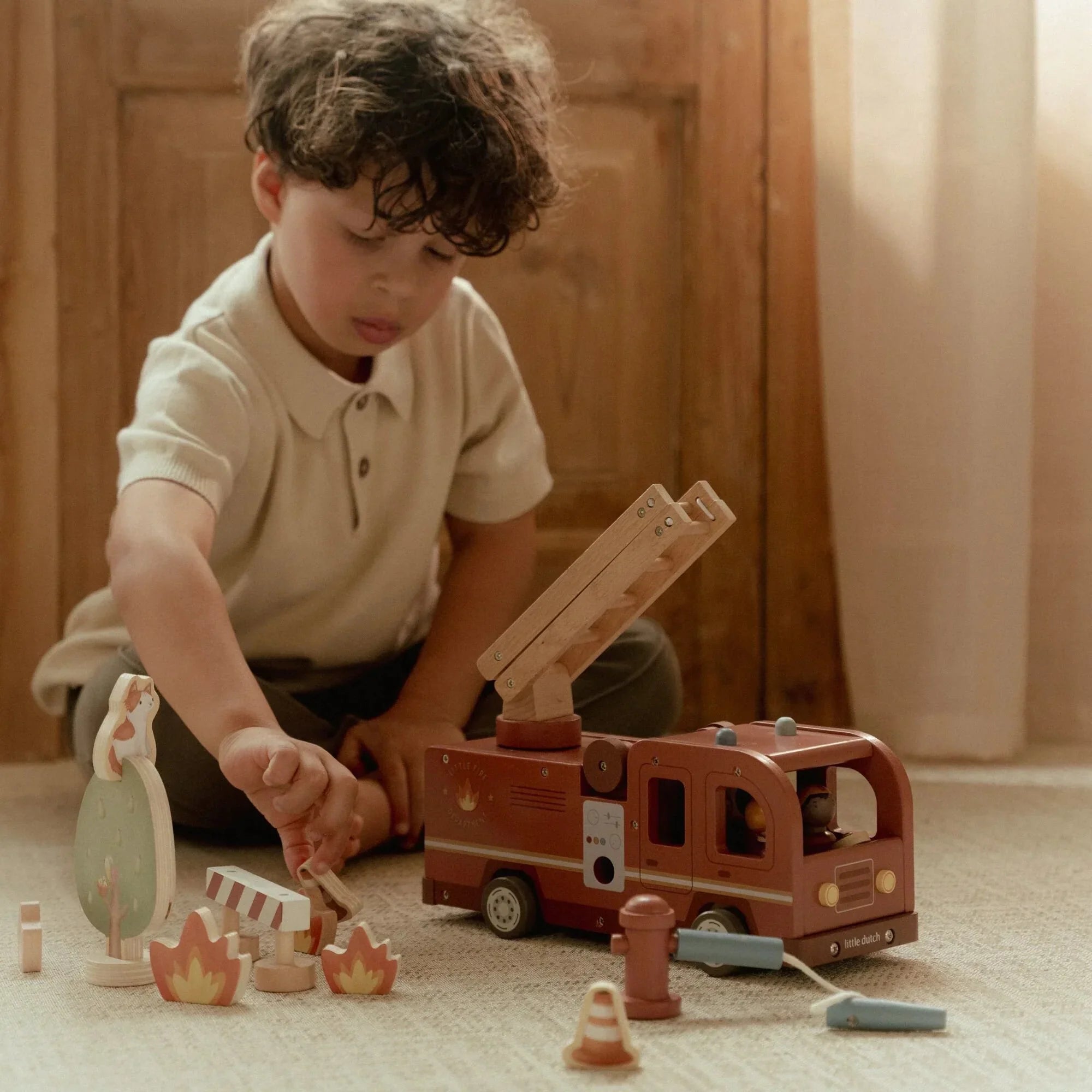 Little Dutch Fire Truck Set