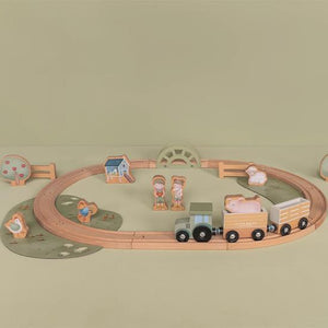 Little Dutch Wooden Train Track Little Farm