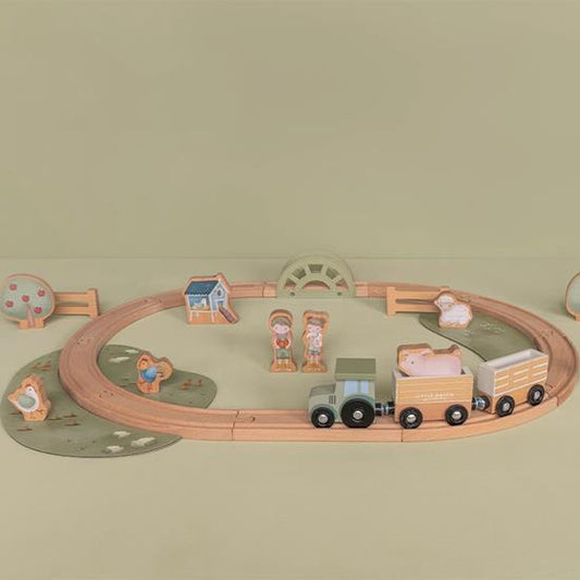 Little Dutch Wooden Train Track Little Farm