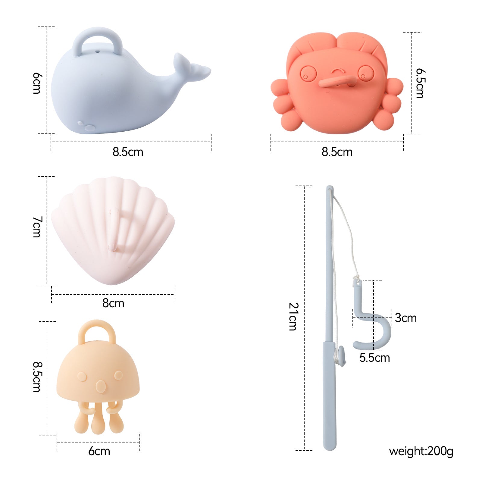 Splashy Seas Silicone Fishing