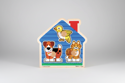 Jumbo Knob Puzzle: House Pets
