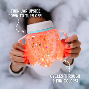 Glo Pals - Bubblegum Sensory Play Jar