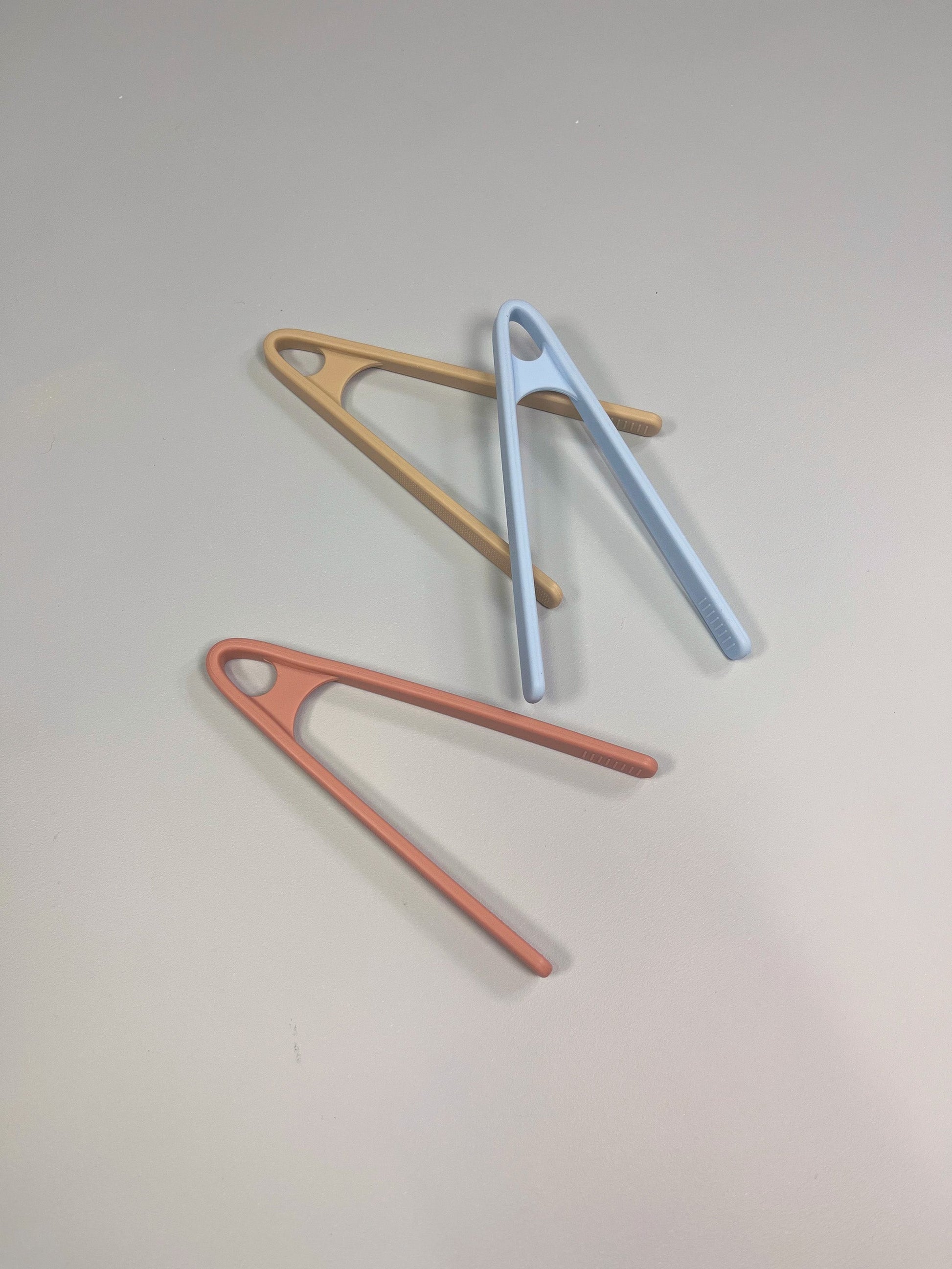 3Pc Silicone Tweezer Set