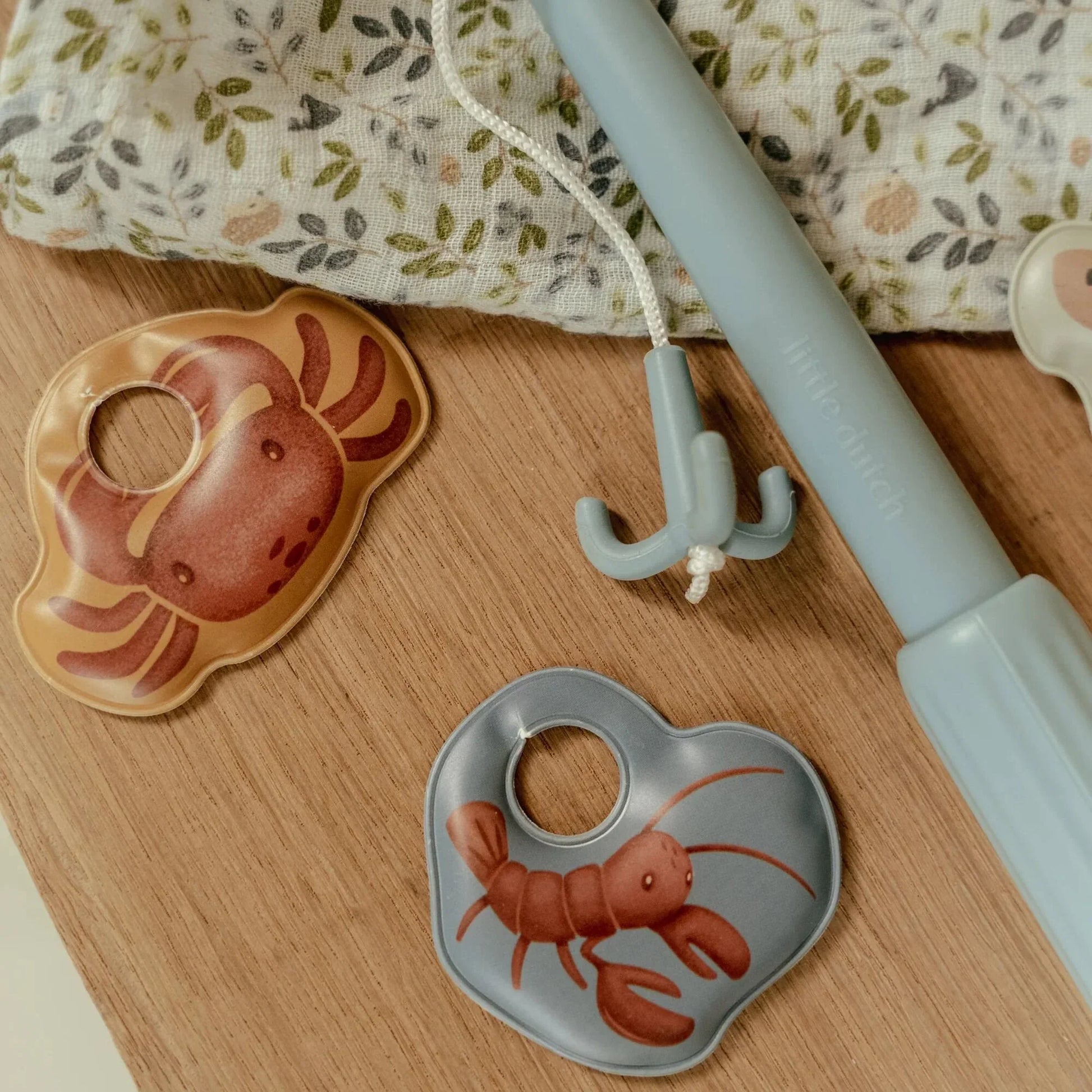 Little Dutch Bath Fishing Set Blue