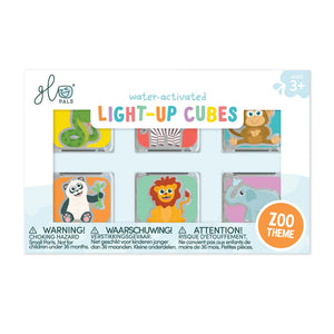 Glo Pals - Zoo Light-up Cubes (6pc)