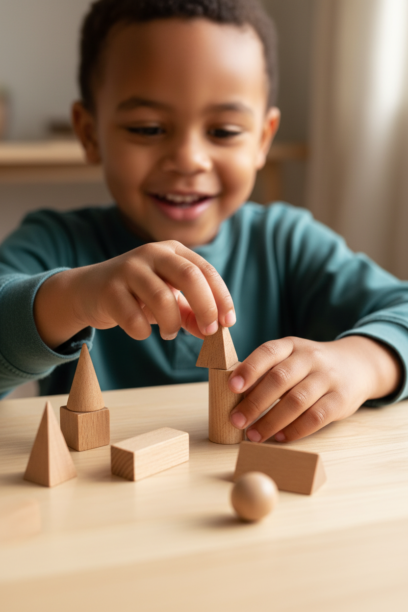 Wooden Geometric Solids